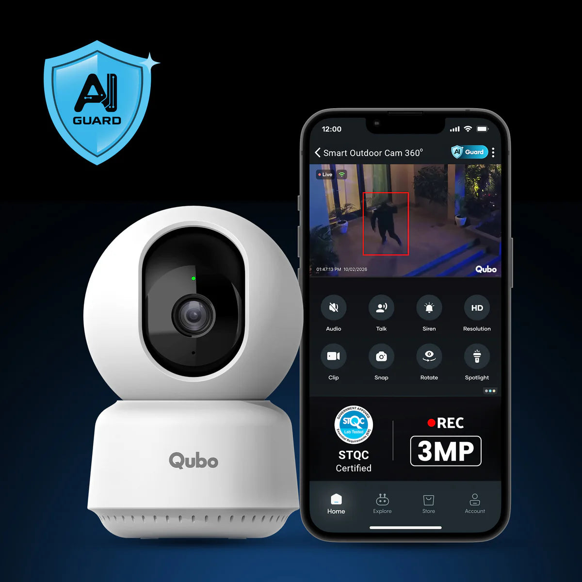 Qubo Smart Camera 360°