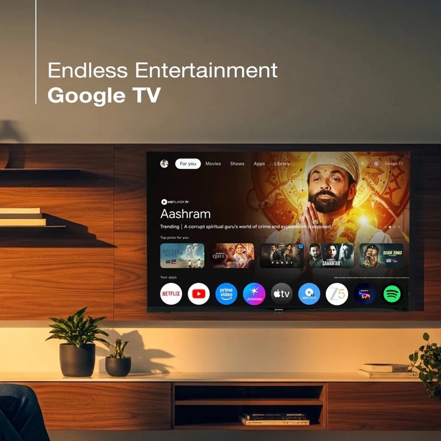 Sansui 109 cm (43 inch) Full HD LED Smart Google TV